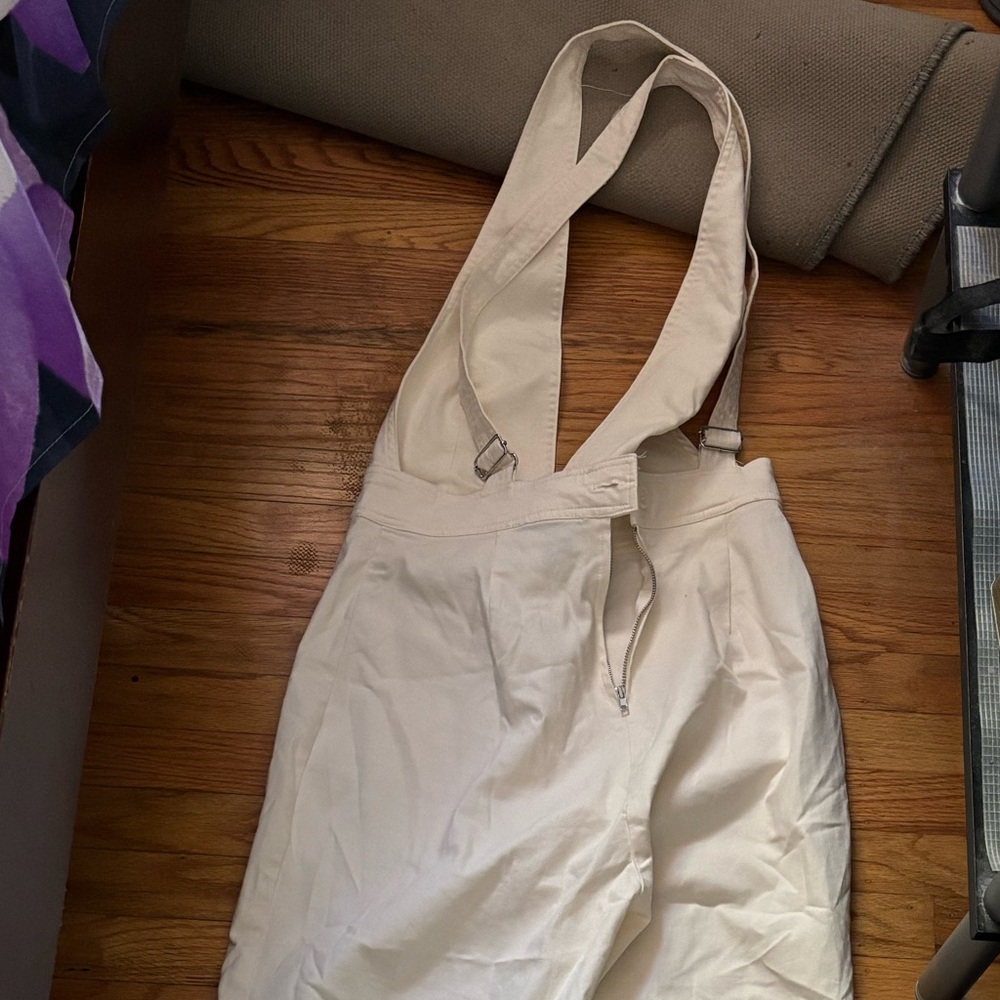 Sincerely Jules Cream Overalls